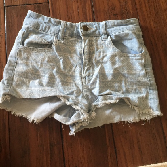 forever 21 tribal patterned shorts