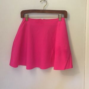 UNIF--- Hot Pink Scuba Skirt