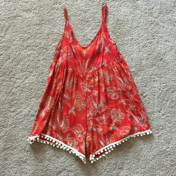 NEVER WORN Red Romper
