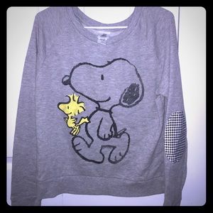 Peanuts Long Sleeve Top w/ elbow patches 😍