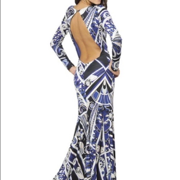 ❌Sold Ebay ❌NWT Emilio Pucci maxi gown IT 48 - Picture 2 of 4