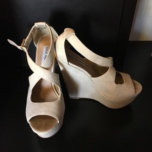 Steve Madden wedge heels.