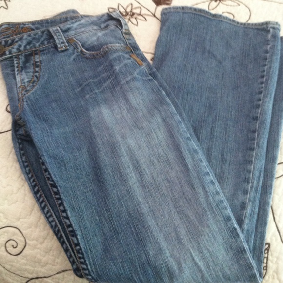 Silver band jeans Tuesday fit