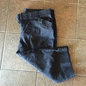 Lane Bryant Black Capri Pants