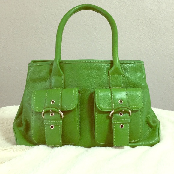 Ann Taylor Handbags - Green Leather Purse