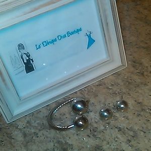 ✨Silver Bracelet & Earring Set✨