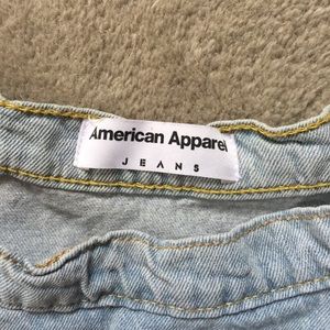 American Apparel Denim Circle Skirt