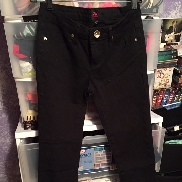 Studded bottom jeans