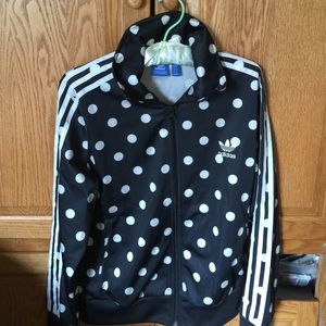 Adidas Originals firebird track jacket polka dot L