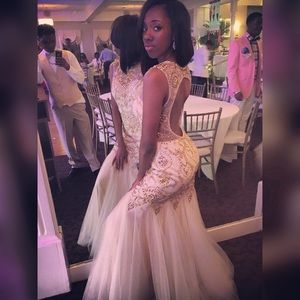 Eureka Mermaid Back Out Prom Dress
