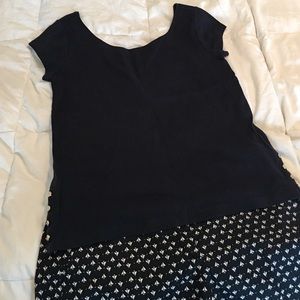Ann Taylor Navy Tee