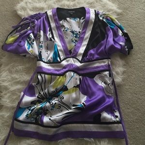 Babe multi colored blouse