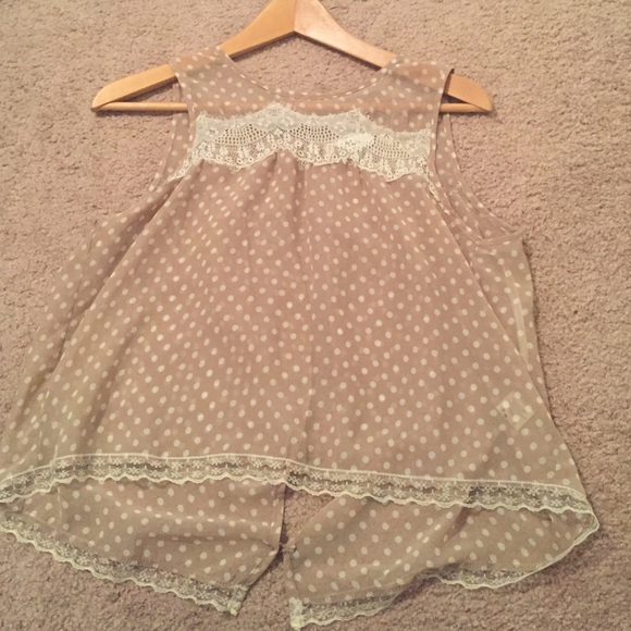 Polka dot blouse