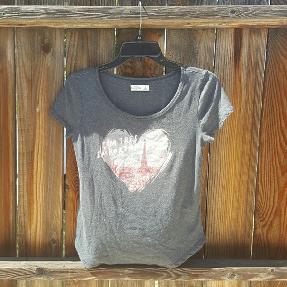 A&F Gray Tee