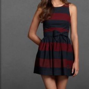 Abercrombie & Fitch Morgan Belted Striped Dress