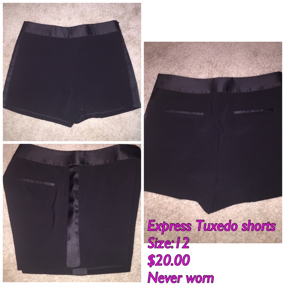 Black Tuxedo shorts