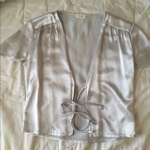 JOHN GALT/BRANDY MELVILLE SILK TOP