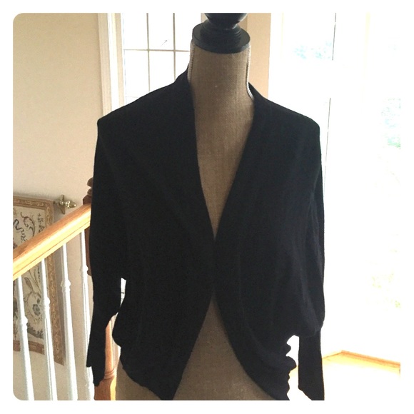 Black cardigan