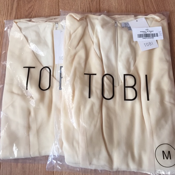 SALE • NWT Tobi Pale Yellow Romper - Picture 2 of 3