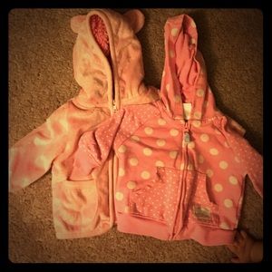 Baby Girl 3 Month Zip hoodies