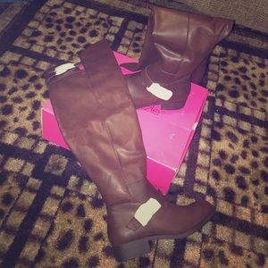 Brown Knee High Boots - Brand New
