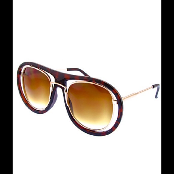 Brown tortoise print shades!! - Picture 2 of 3