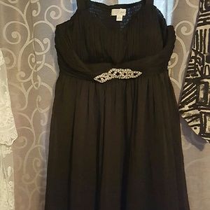 Black cocktail dress
