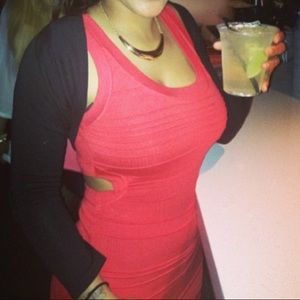 Bodycon back cut out dress