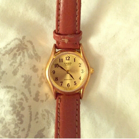 American Apparel Casio Leather Watch