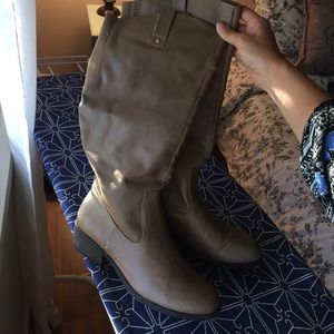 (Like New) Pink & Pepper Neutral Riding Boots