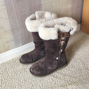 Lace up Uggs