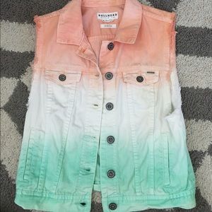 Colorful Bullhead Denim vest from PacSun!