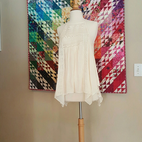 Crochet  trim top