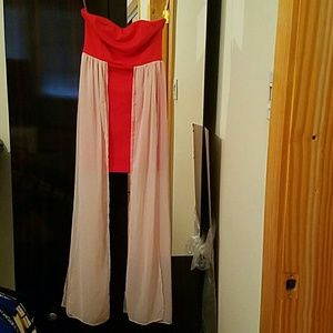 Stylish peach dree dress