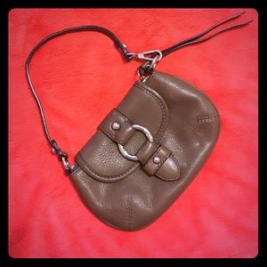 Slightly used small genuine leather purse