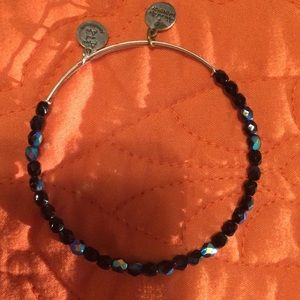 DISCONTINUED Alex and Ani Black Rock Candy Bangle