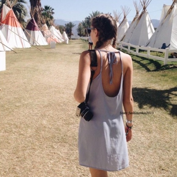 Brandy Melville shift dress. Baby Blue *SOLD* - Picture 1 of 4