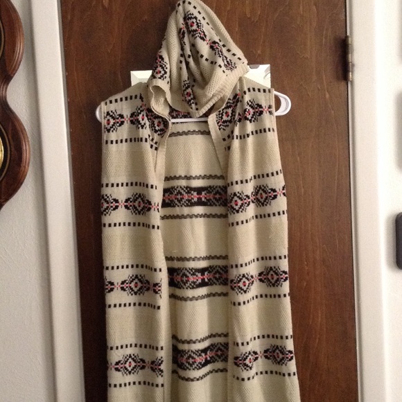 Tribal Print Long Cardigan - Picture 1 of 2