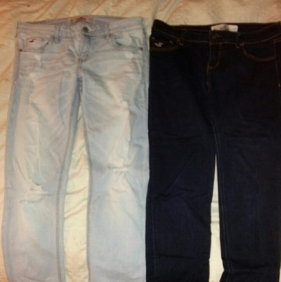 SOLD ON mercarie 2 pairs Hollister skinny jeans