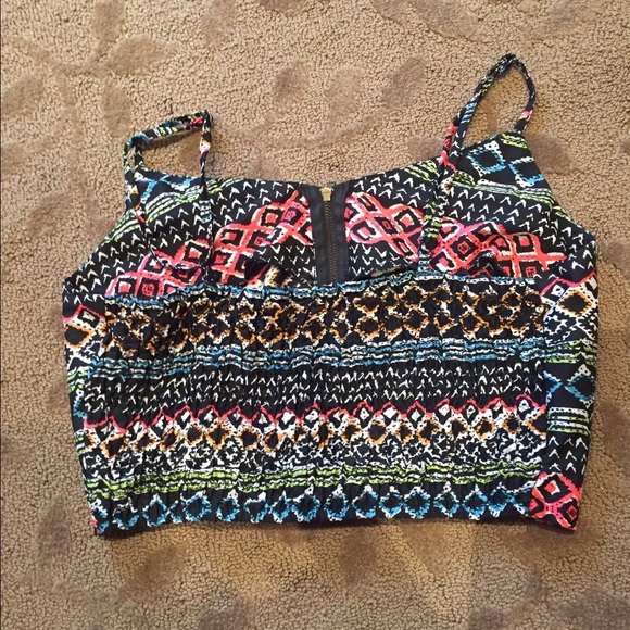Charlotte Russe Bustier with Zip Front - Picture 2 of 2