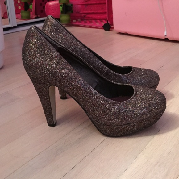 Glitter heels