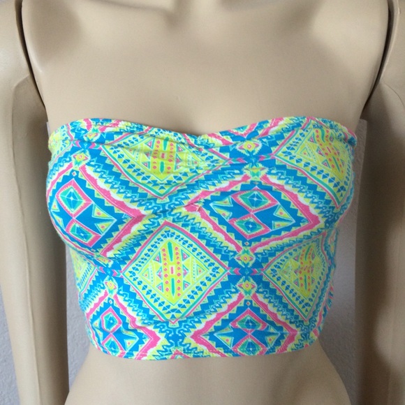 4/$25 🛍 Nollie bralette/bandeau colorful print - Picture 2 of 5