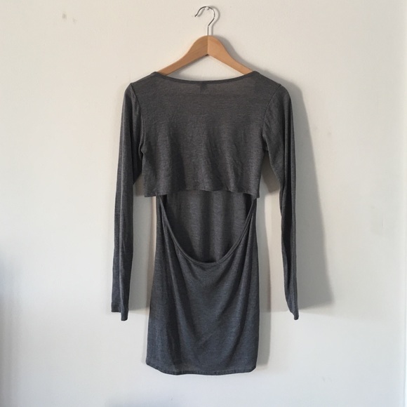 Long sleeve open back Indo dress *SOLD* - Picture 2 of 3