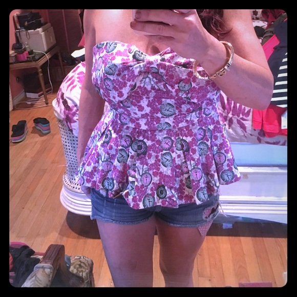 Alice in wonderland bustier