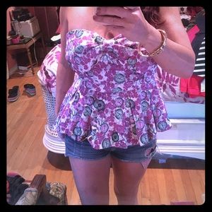 Alice in wonderland bustier