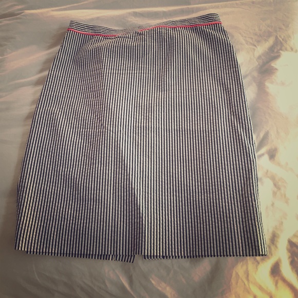 Jcrew striped skirt. great for work or casual date