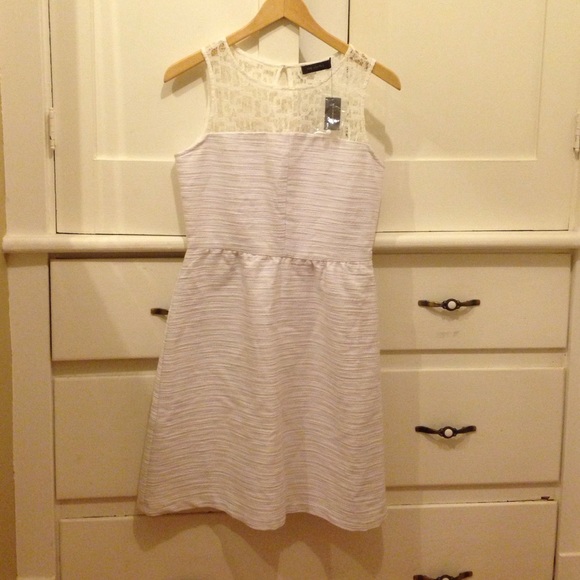 The Limited White Cotton Dress