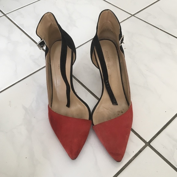 Zara color block heels - Picture 2 of 4