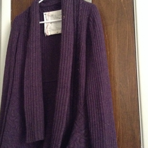 Dark Purple Cardigan - Picture 2 of 2