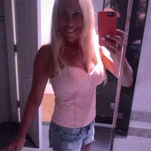 Peach Lace Never Worn Bustier